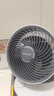 夏普（SHARP)小風(fēng)鈴空氣循環(huán)扇電風(fēng)扇家用小型桌面臺(tái)式宿舍臥室辦公室靜輕音抑菌扇葉搖頭臺(tái)扇PJ-CA230B-A 曬單實(shí)拍圖