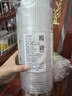 芳草地 一次性湯碗330ml*50只 透明加厚飯碗餃子湯圓碗快餐打包盒不帶蓋 曬單實(shí)拍圖