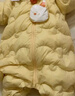 巴拉巴拉童裝嬰兒連體衣輕薄羽絨服寶寶衣服2025冬裝抱衣爬服男童女童萌趣 黃色雪人-白鴨絨 80 cm-充絨量41g 曬單實(shí)拍圖