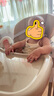 曼樂兔寶寶餐椅嬰兒0-6歲多功能二合一搖椅嬰幼兒折疊便攜式吃飯餐桌椅 棕色【搖搖椅+萬向輪+可坐可躺】 寶寶生日禮物 曬單實拍圖