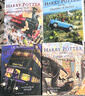 哈利波特彩繪版英文原版：與魔法石+與密室+與阿茲卡班的囚徒+與火焰杯 【全套4冊】 曬單實(shí)拍圖