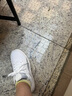 李寧（LI-NING）女板鞋休閑鞋子女2025新款春夏小白鞋百搭潮流增高防滑學生旅游鞋 標準白/微晶灰 【經典簡約】 38 (內長240) 曬單實拍圖