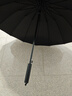 天堂 長柄加大雨傘半自動強抗風(fēng)商務(wù)直桿傘晴雨傘65*16骨 云炭黑 曬單實拍圖