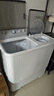 海爾（haier）雙缸洗衣機半自動(dòng)10/11/13.5kg升級款雙桶洗脫分離脫水機大容量家用洗衣機強去污 海爾13.5公斤超大容量+老人可用+高性?xún)r(jià)比 曬單實(shí)拍圖