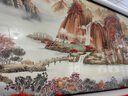 禮御友嘉背靠金山手工銅雕畫(huà)客廳沙發(fā)背景墻茶室山水畫(huà)銅板聚寶盆靠山圖 背靠金山 220*85cm 進(jìn)口胡桃木+黃銅板+高透鋼化玻璃 曬單實(shí)拍圖