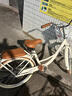 飛鴿（FLYING PIGEON）自行車成人通勤車自行車學(xué)生單車成人自行車通勤自行車女士自行車 標(biāo)配奶油米|單速|(zhì)輻條輪+禮包 24寸適合150-170cm 曬單實拍圖