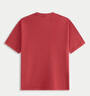 Abercrombie & Fitch【重磅圓領(lǐng)】經(jīng)典小麋鹿圖案男裝25夏季棉質(zhì)短袖T恤124-5181 紅色 XL (180/116A) 曬單實拍圖