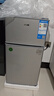 奧克斯小冰箱家用小型迷你冷藏冷凍兩用出租房宿舍用節能省電寢室辦公室電冰箱 【升級凈化去味】30A146DW銀【節能省電】 曬單實(shí)拍圖