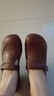 卡帝樂(lè )鱷魚(yú)（CARTELO）全牛皮媽媽鞋女復古真皮牛筋底春春秋軟底單鞋平底舒適新款皮鞋 棕色 39 曬單實(shí)拍圖