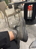 百麗厚底健步鞋男25秋季新款格紋壓花休閑運動(dòng)鞋A2125CM5【預售】 灰色-單里 41 (255mm) 曬單實(shí)拍圖