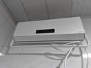 海爾（Haier）壁掛暖風(fēng)機免打孔懸掛臺壁兩用取暖器浴室洗澡防水浴霸電暖器臺式輕音電暖氣智能語(yǔ)音臥室衛生間 擺葉/毛巾架/遙控款HNF-S2007A 曬單實(shí)拍圖