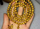 GIOIO金絲楠木手串108顆佛珠水波紋小葉楨楠高端男女貓眼8/10生日禮物 8毫米108顆水波滿(mǎn)金絲 曬單實(shí)拍圖