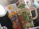 高顏值巨無(wú)霸水杯女生便攜式手提防燙設(shè)計(jì)帶吸管茶漏花茶塑料水杯 綠色 1.3L 曬單實(shí)拍圖