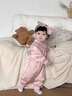 G.DUCKKIDS小黃鴨一周歲禮服男女寶寶抓周衣服中國風(fēng)百天滿(mǎn)月嬰兒連體衣秋季 紅色 66cm 66碼1.5-3月建議寶寶11-15斤 曬單實(shí)拍圖