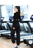 COZOK健身衣服女套裝2025秋冬新款專(zhuān)業(yè)跑步速干上衣寬松顯瘦跳操運動(dòng)服 黑色上衣后腰口袋+黑色褲子后腰拉鏈口袋 M 【推薦90-105斤】 曬單實(shí)拍圖