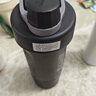 樂扣樂扣（LOCK&LOCK）搖搖杯580mL+170mL儲(chǔ)存盒塑料杯運(yùn)動(dòng)健身水杯 黑色 曬單實(shí)拍圖