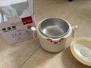 寶寶輔食碗嬰兒專(zhuān)用純鈦注水保溫碗米粉恒溫吃飯碗兒童不銹鋼工具 奶油白 【316不銹鋼內膽】 曬單實(shí)拍圖