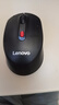 聯(lián)想（Lenovo）無線藍(lán)牙雙模充電鼠標(biāo)  便攜辦公鼠標(biāo)人體工學(xué)設(shè)計 適用臺式機(jī)一體機(jī)筆記本平板 M28黑色 曬單實拍圖