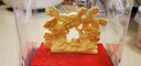 菲斯鉑亞絨沙金結(jié)婚禮物送新人創(chuàng)意實(shí)用新婚擺件閨蜜朋友訂婚紀(jì)念定制禮品 絨沙金龍鳳呈祥 曬單實(shí)拍圖