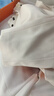 奧絲婕（Aosijie）高端品牌小西裝外套女2025夏季新款修身休閑百搭短款緞面西服上衣 杏色 L 曬單實(shí)拍圖