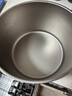 松遇純鈦湯鍋家用熬湯鍋無(wú)涂層不粘鍋煮粥加厚加高大容量鈦湯鍋燃氣灶 純鈦雙耳湯鍋【燃氣灶】 26cm 9L 曬單實(shí)拍圖