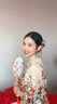 中式婚慶蠶絲被冬被春秋大紅色喜被子被芯空調被結婚陪嫁新婚婚被 中國紅-貢緞提花 200cm*230cm （6斤）【春秋被】 曬單實(shí)拍圖
