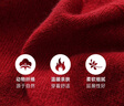 兆君2025秋冬新款高端絞花羊毛衫女翻領(lǐng)開(kāi)衫外套紅色加厚針織上衣 番茄紅 M 曬單實(shí)拍圖