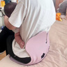 歐孕喂奶座椅孕婦哺乳床上護腰寶媽靠背產(chǎn)后月子久坐人體工學(xué)坐墊椅 升級款公主粉【加大加寬更護腰】 曬單實(shí)拍圖