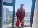 mlgt kids童裝男童女童春秋裝運(yùn)動套裝男孩外套2025新款兒童衣服秋季 紅色 （春秋款不加絨） 120 曬單實(shí)拍圖