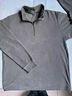 優(yōu)衣庫合作款男裝女裝絨面針織半拉鏈套頭衫長(cháng)袖25秋冬新款479849 08 深灰色 XL /180/108B 曬單實(shí)拍圖