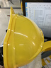梅思安安全帽國標工地領(lǐng)導工人頭盔ABS透氣旋鈕調節黃色針織布吸汗帶1頂可印字 曬單實(shí)拍圖