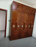 OYKTN廣東佛山東莞中式花梨木實(shí)木衣柜實(shí)木家用臥室收納儲物柜衣柜衣櫥 【花梨木】六門(mén)衣柜 曬單實(shí)拍圖