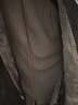NASAOVER男士高端金絲絨休閑西服外套韓版修身翻領(lǐng)純色小西服潮流帥氣男裝 黑色 XL 【125-145斤】 曬單實(shí)拍圖