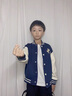 班納班納男童棒球服套裝春秋潮帥氣時髦2025新款棒球服外套兒童秋裝衣服 滑板中國K藏青+滑板中國K藏青 140 曬單實拍圖