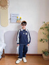 G.DUCKKIDS男童秋裝套裝2025新款兒童衛(wèi)衣加絨時(shí)髦男孩運(yùn)動(dòng)衣服加厚秋冬裝潮 藏青色 套裝 160 曬單實(shí)拍圖