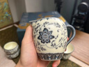 兮元記青花纏枝蓮功夫茶具套裝家用陶瓷泡茶壺茶杯教師節(jié)送老師伴手禮物 礫華銀蓮9頭大西施壺禮盒套裝 曬單實(shí)拍圖