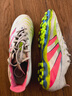 阿迪達斯（adidas）男女 足球系列 PREDATOR LEAGUE FT TF 足球鞋 JQ1074 珊瑚粉42.5 曬單實(shí)拍圖