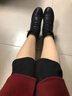 小野和子【楊冪同款】光腿神器雙層絲襪女秋冬季加絨保暖肉色打底褲連褲襪 曬單實(shí)拍圖
