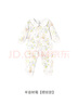 英氏（YEEHOO）嬰兒衣服新生兒衣服嬰兒連體衣5A抗菌乳木果潤(rùn)膚衣 曬單實(shí)拍圖