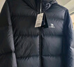 駱駝（CAMEL）火山羽絨服男女同款輕薄羽絨服男鴨絨面包服情侶外套冬季 幻影黑 男款,7089H L 曬單實(shí)拍圖