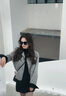 妍莉芬（yanlifen）小香風(fēng)外套女裝短款2025年秋季新款休閑棒球服風(fēng)衣外套上衣春秋 外套 L 【95-120斤】 曬單實(shí)拍圖