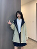 香影卡其色連帽風(fēng)衣外套女2025秋裝新款復古巴恩風(fēng)小個(gè)子純棉上衣 淺卡其 S 55/80A/85-95斤 曬單實(shí)拍圖