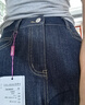 唐謎高端丹寧藍牛仔褲女秋季2025新款高腰小個(gè)子九分褲窄版直筒闊腿褲 寶藍色/長(cháng)褲 L (28) 【推薦105-115斤】 曬單實(shí)拍圖