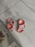 巴布豆兒童拖鞋男童女童洞洞鞋沙灘鞋寶寶涼鞋幼兒涼拖夏季 蝦粉 140碼 曬單實(shí)拍圖