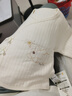童泰（TONGTAI）嬰兒半背衣秋冬純棉保暖新生兒衣服寶寶和尚服滿(mǎn)月服黃色52cm 曬單實(shí)拍圖