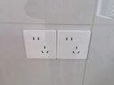 德力西(DELIXI)開(kāi)關(guān)插座面板 CD815系列 16A三孔空調插座 QSE86S16 曬單實(shí)拍圖