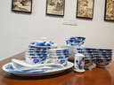 君悟景德鎮青花瓷碗具套裝家用中式碗盤(pán)餐具整套釉下彩高白瓷喬遷送禮 釉下彩·青花瓷|10人套裝 66件套 曬單實(shí)拍圖