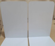離草 書(shū)立架書(shū)架桌上書(shū)擋板書(shū)靠書(shū)支架置物架隔書(shū)靠書(shū)板書(shū)隔板T型架子金屬鐵書(shū)立 珍珠白（高17.2cm） 曬單實(shí)拍圖