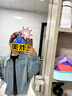 森馬（Semir）牛仔外套女中長款落肩寬松夾克2025春秋棉質(zhì)通勤109125108014 曬單實拍圖