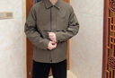 CAIDEN KETCH品牌男裝夾克男士2025秋季新款翻領(lǐng)行政外套潮流高級感休閑上衣男 高檔灰色 【常規款】 XL （建議120-140斤） 曬單實(shí)拍圖
